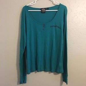WOMEN’S HARLEY DAVISON LS TOP! Size XXL!